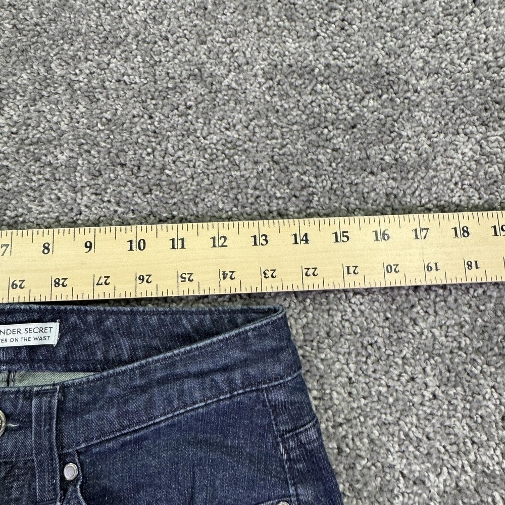 Lee Jeans Womens 6 Short Blue Slender Secret Bootcut Stretch Dark Wash Denim - Picture 9 of 15